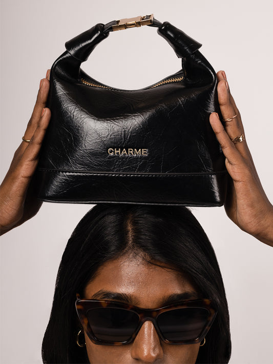The Bella Black Hand Bag