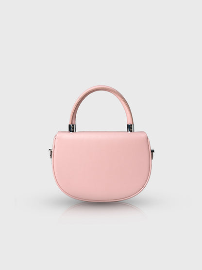 The Legend Tote Bag (White) + Crossbody Mini Bag (Pink)